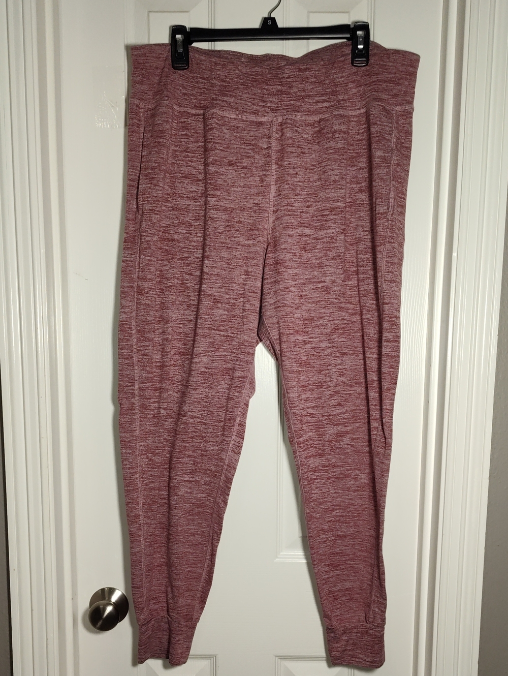 💲Free Athletic Works Heathered Mauve Track Jogger Pants (Free With 15$ Bundle)